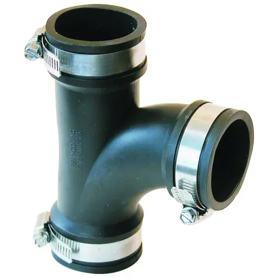1-1/2 In. Flexible Repair Pvc Tee 1