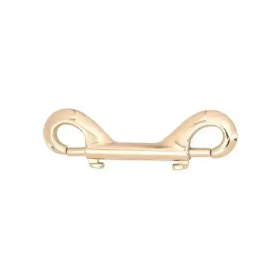 Campbell Chain T7615302 Double Ended 3/8 Inch Bolt Snap 4 Inch Overall Nickel Plated 1