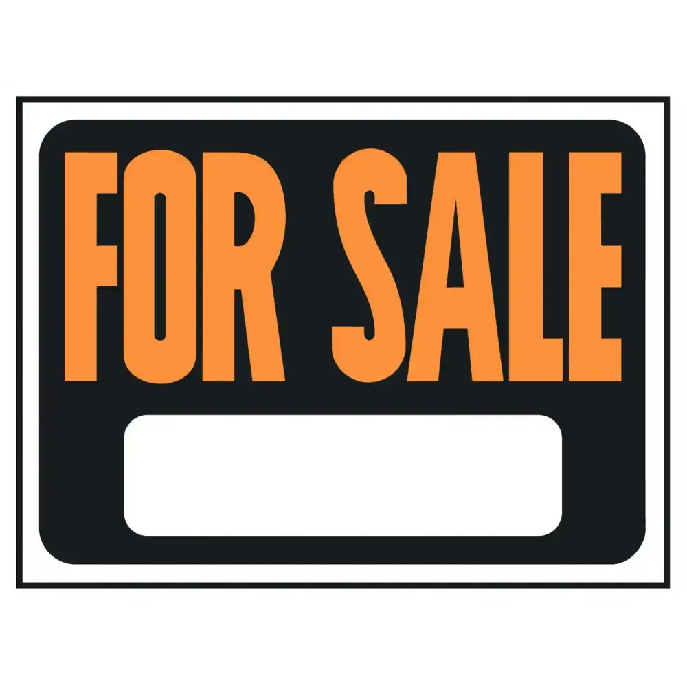 Hy Ko 3006 Hy Glo 9 Inch By 12 Inch Plastic For Sale Sign 1