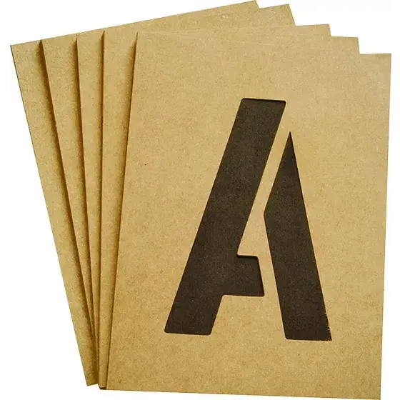 Hy Ko St-3 St Series 3 Inch Number And Letter Stencil Set 1