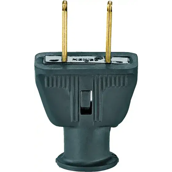 Eaton Wiring Devices 183Bk-Box 2 Wire Rubber Plug Black 1