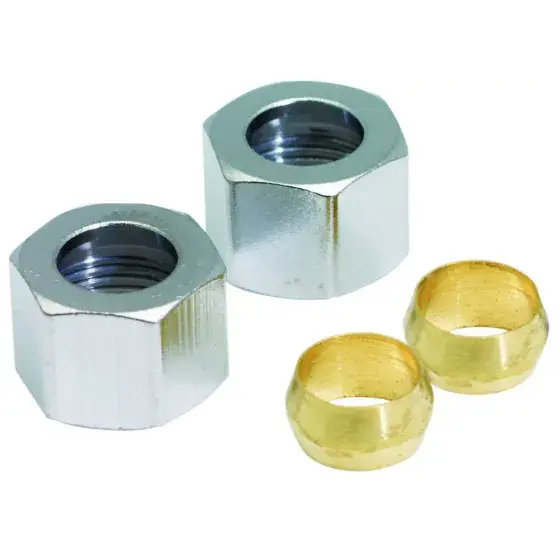 Plumb Pak Pp81pc 3/8 Inch Od Compression Nut Sleeve 1
