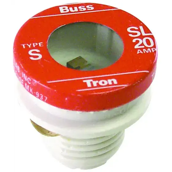 Cooper Bussmann Sl-20 Tron Time Delay Plug Fuse Sl 20 Amp 4 Pack 1