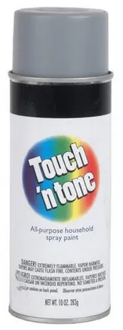 Rust-Oleum Touch N Tone Flat Flat Gray Primer Spray Paint 10 Oz. 1