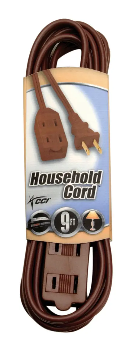 Coleman Cable 94028907 Cube Tap, 16/2 9' Brown Ext 1