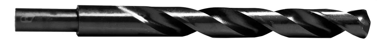 Century Drill & Tool® 24731 - 31/64" Hss Black Oxide Sae Reduced Shank Right Hand Drill Bit 1