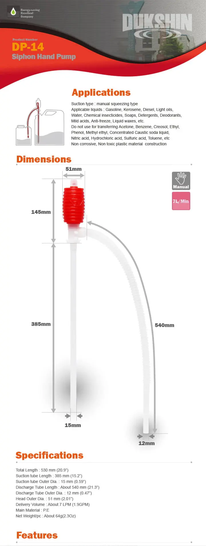 Syphon Pump Dp-14 1
