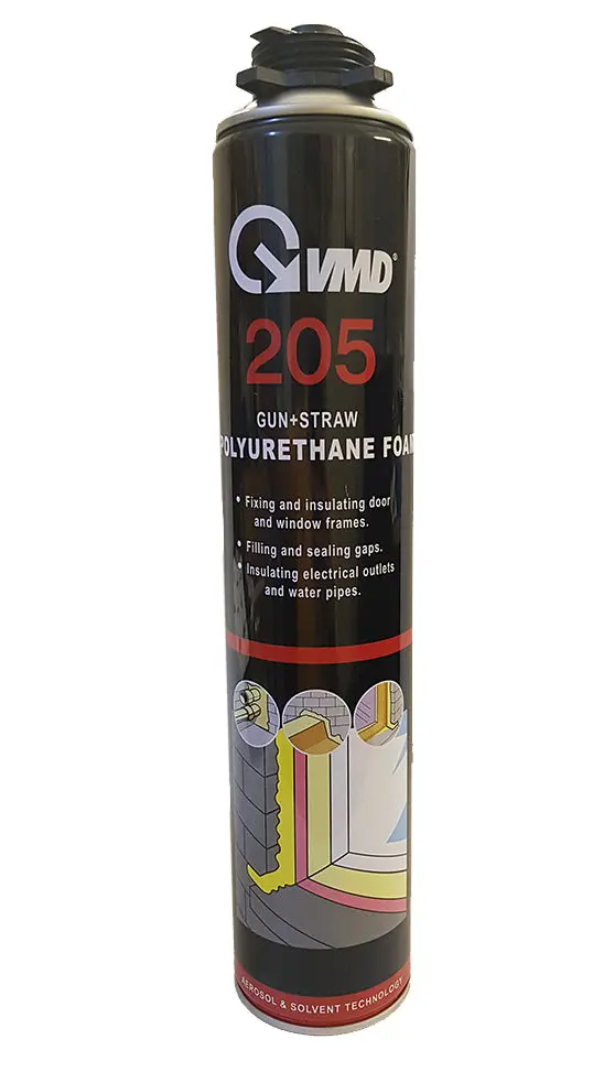 Polyurethane Foam Spray Gun And Straw Dual Action 750Ml 1