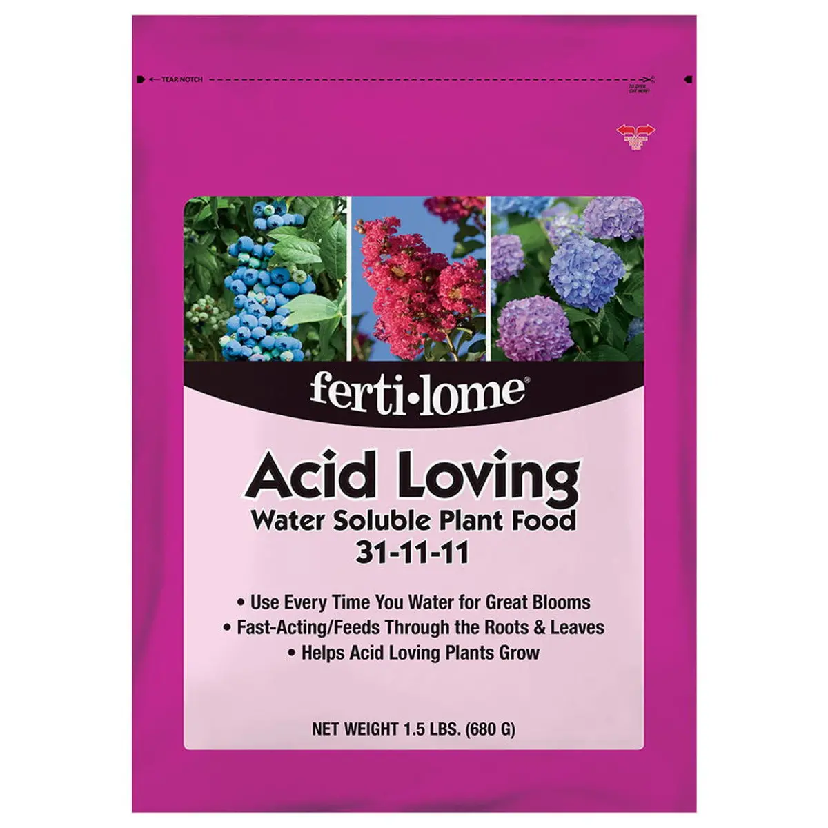 Fertilome 31-11-11 Acid Loving Water Soluble Plant Food - 1.5 Lb 1