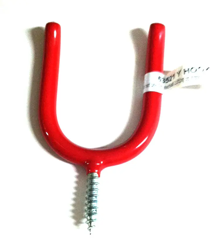 Utility Hook Rubber Coated 3-7/8"9/32" X 3-7/8" X 1-5/8" Y Hooks 1