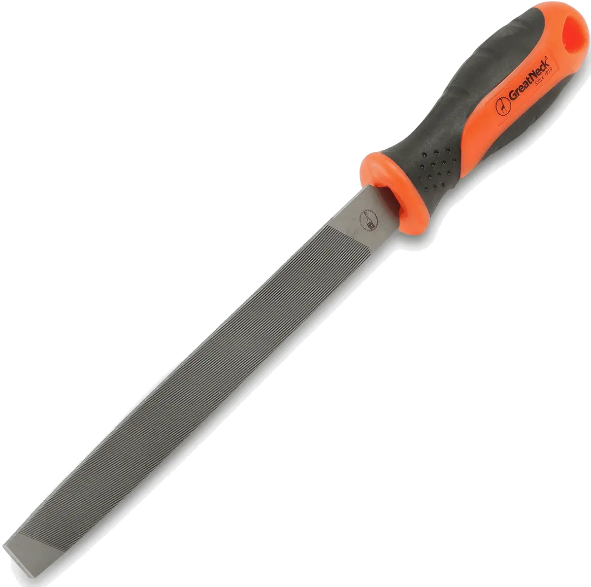 Great Neck 6" Mill Bastard File W/Handle #Hcmb6-Handle : 6" 1