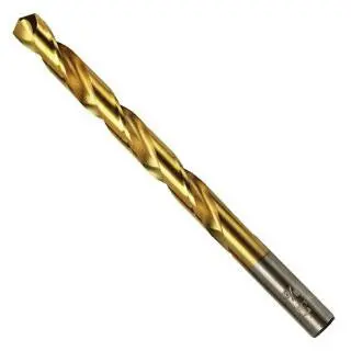 Irwin 63908 Drill Bit Set 1/8" X 2-3/4" L High Speed Steel Straight Shank Titanium 2 Pack 1