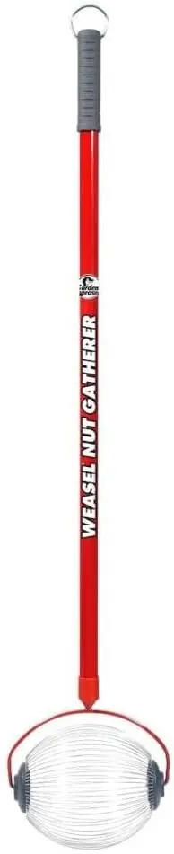 Garden Weasel Nut Gatherer - Medium Cage Nut Collector And Picker Upper Roller 1