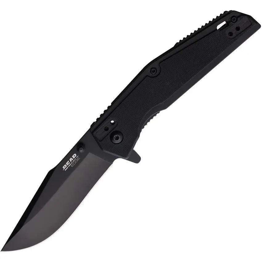Bear & Son 61534 Linerlock Knife Black G10 Handles 1