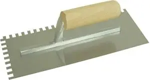 Marshalltown 973 Qlt 1/4 Inch Qlt Notched Trowels-Spot Welded 1