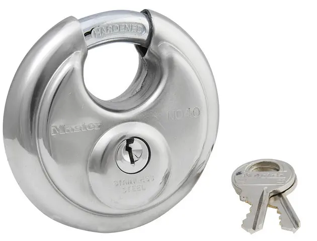 Master Lock 2-3/4" Round Disc Lock 40Dpf 1