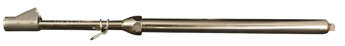 Dual Head Chuck Service Gauge, Brass Straight Foot, 10-160 Psi 1