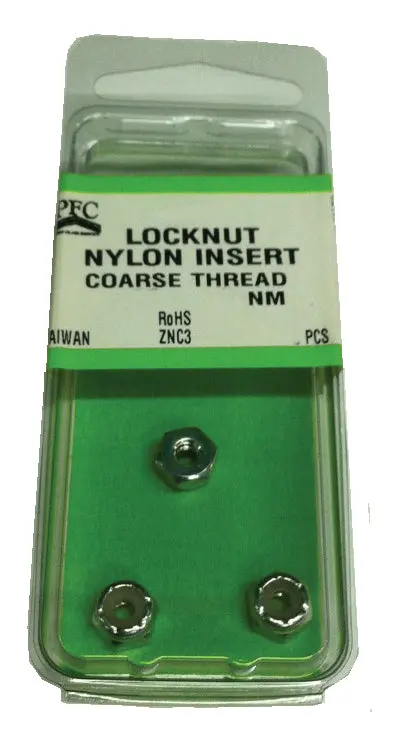 8-32 Nc Nylon Insert Lock Nut 3 Pack 1