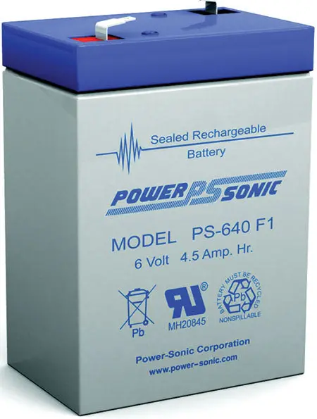 Battery Ps640f 6V 4.5A Gel Cell 1