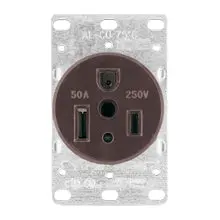Electric Receptacle 50A 250V Flush 1