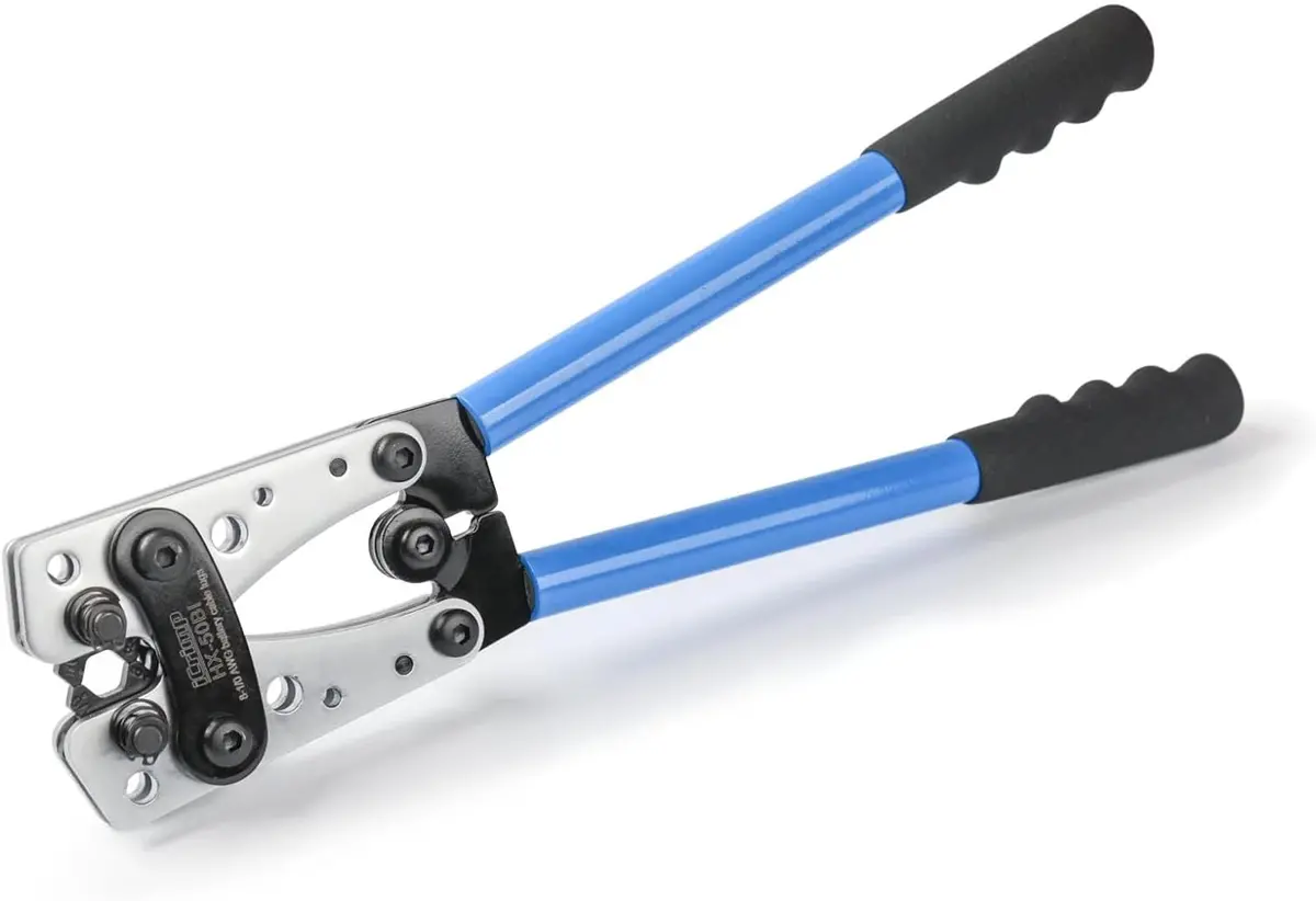 Icrimp Cable Lug Crimping Tool For Heavy Duty Wire Lugs, Battery Terminal, Copper Lugs Awg 8-1/0 1