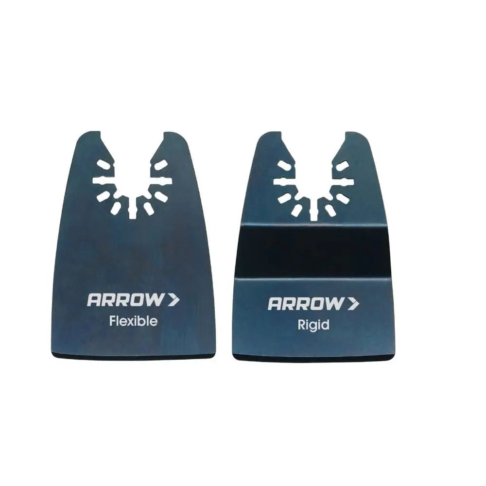 Oscillating Tool Scraper Blade, Rigid & Flexible Blade 2-Pk. 1