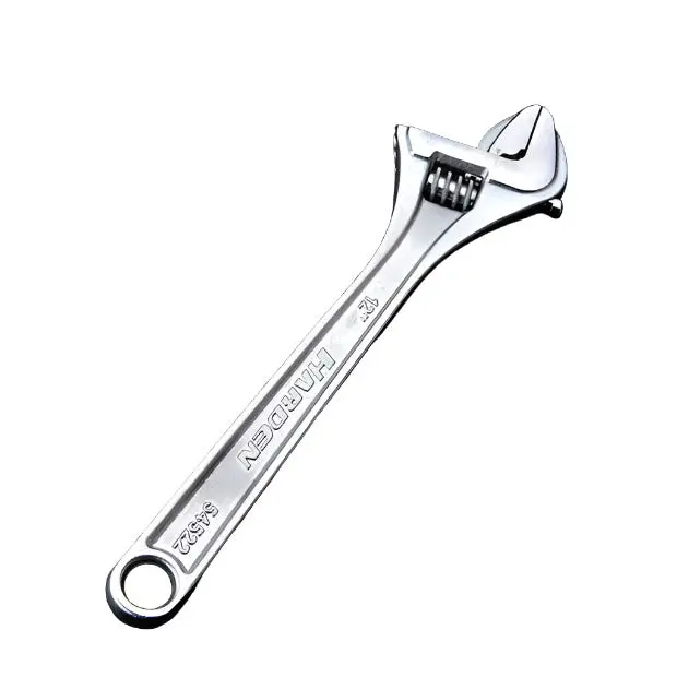 Harden European Type Adjustable Wrench Carbon Steel Size12" 1