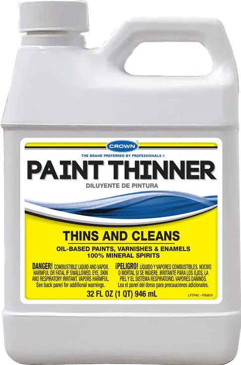 Mineral Spirits Paint Thinner 1 Quart Jug For Oil-Based Paints 1