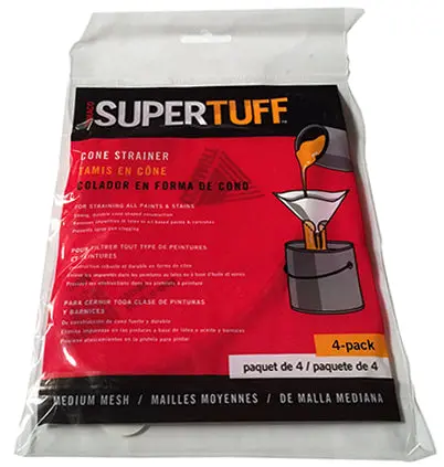 Trimaco 11101 Supertuff Paint Strainers Medium Cone 1