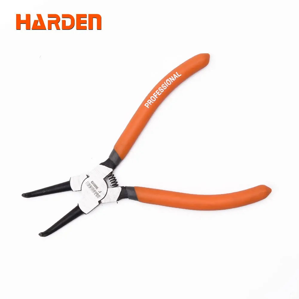 Harden Circlip Plier Internal Bent Jaw Size 13" 1
