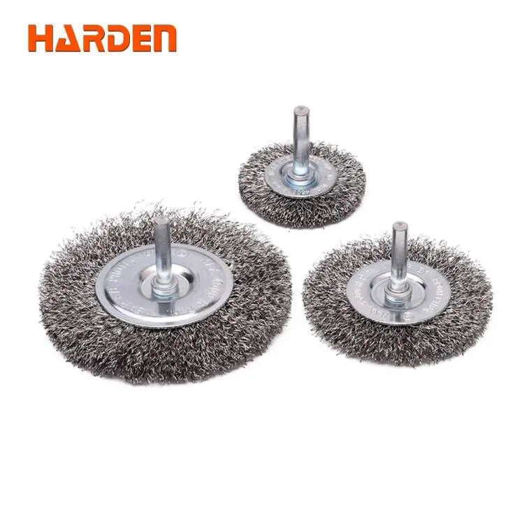Harden Circular Grinding Wire Brush With Shank 100Mm 1