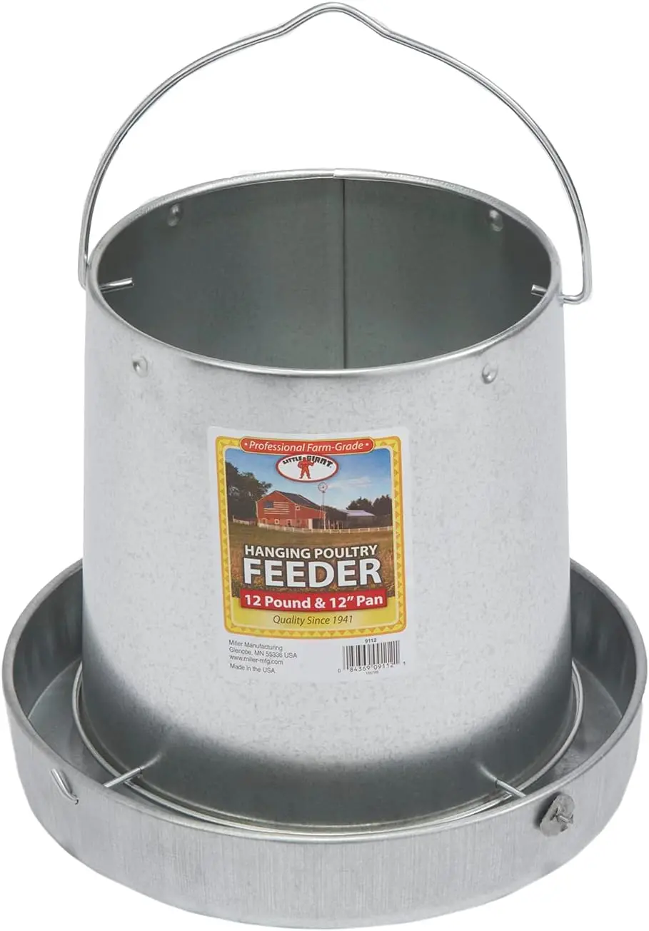Little Giant® Galvanized Hanging Feeder 1