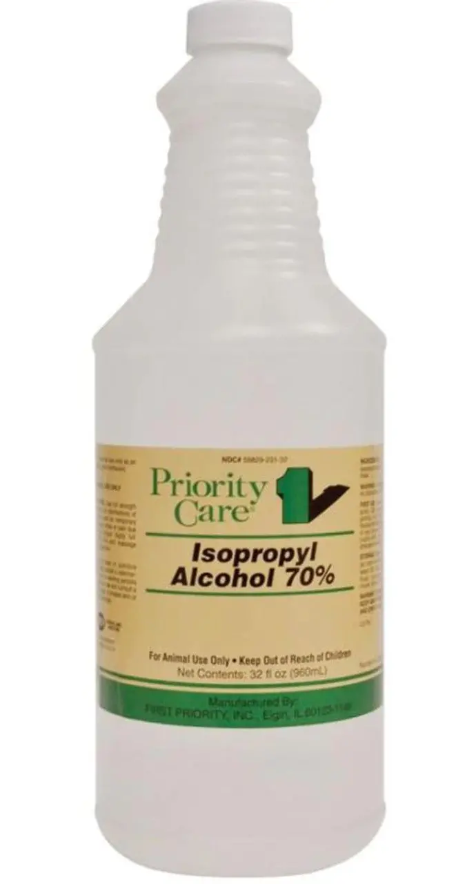 Priority Care Isopropyl Alcohol 70% Solution, 32 Oz. 1