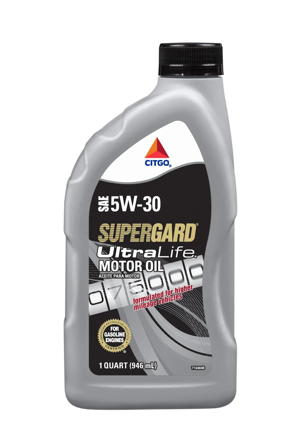 Citgo Supergard Ultralife Sae 5W-30 12/1Qt Bottles 1