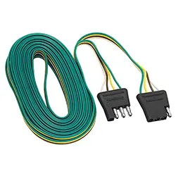 Wiring Connector, 4-Way Flat Extension, 24 Inch Length Wire 1