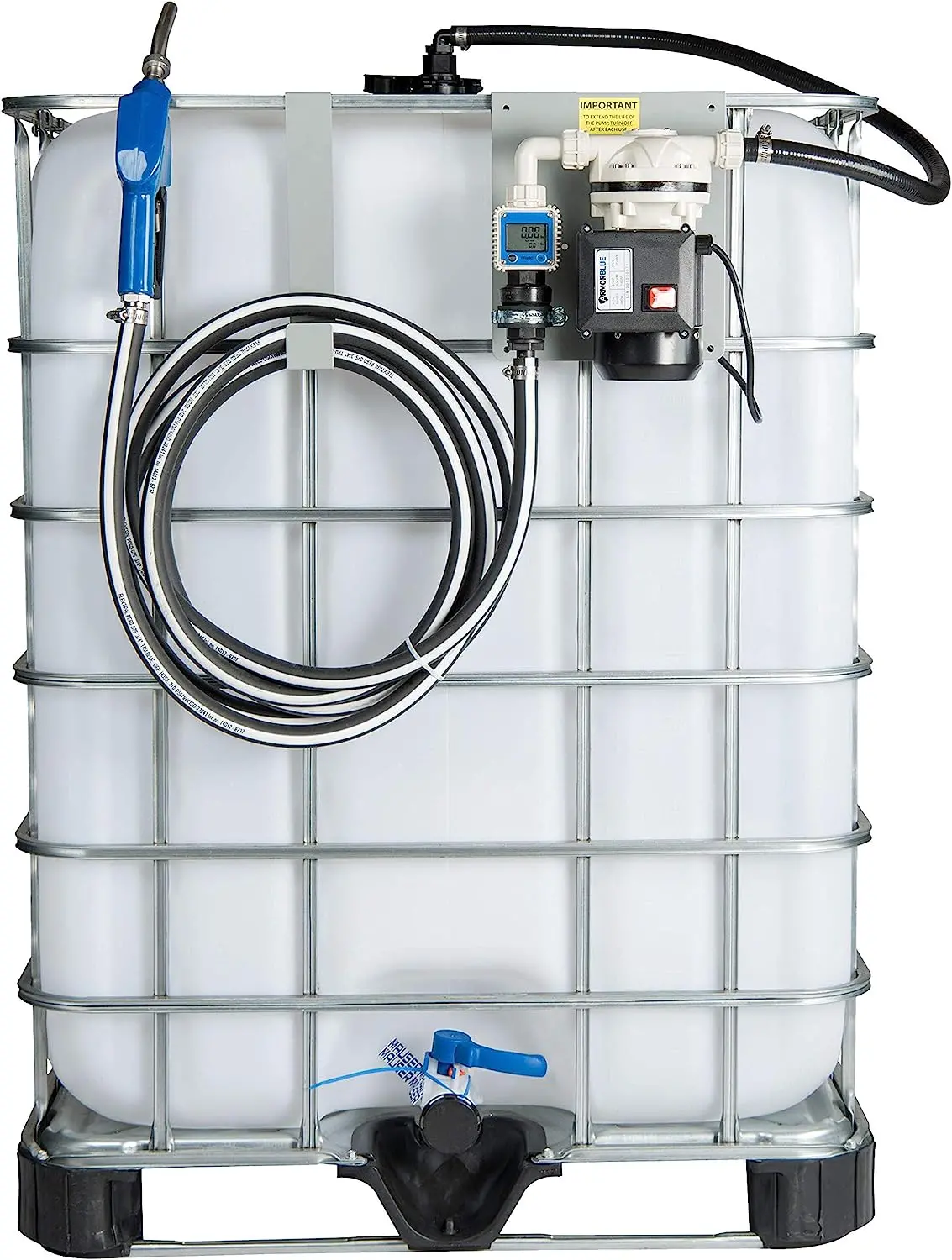 Def Tote Dispensing System W/ Flow Meter & Nozzle 1