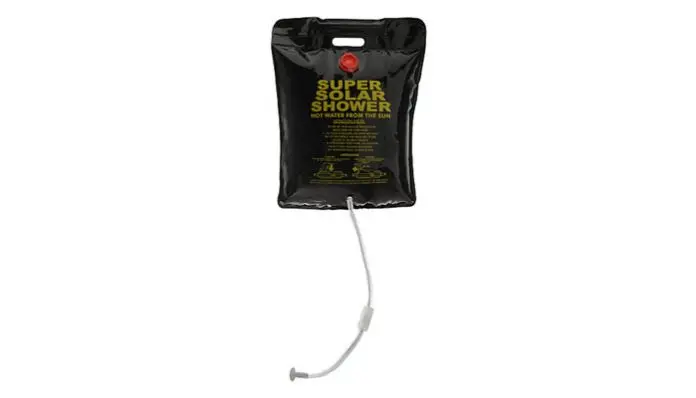 Solar Heated Camp Shower                                                            Capacity: 5 Gal. (18.9 L) 1