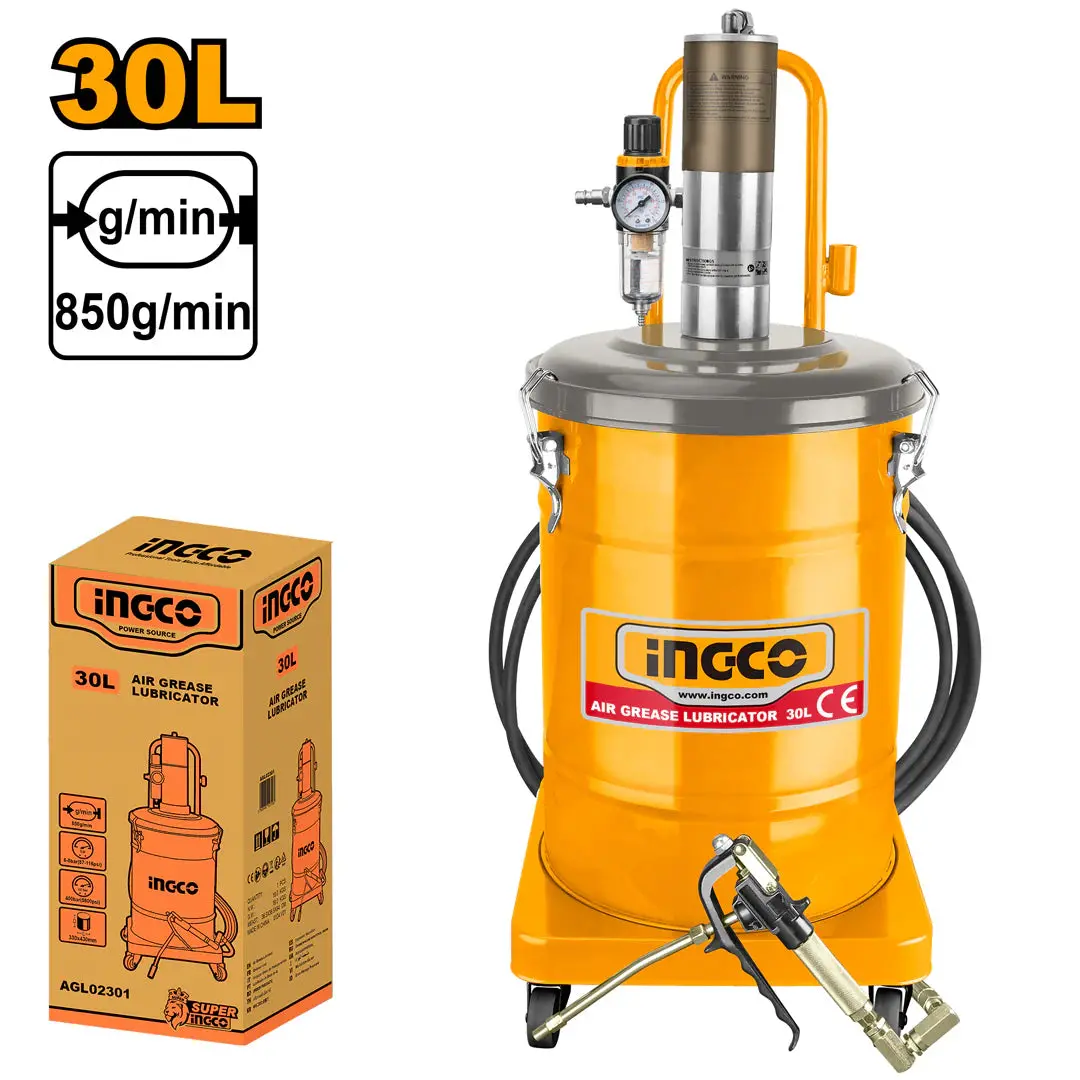 Ingco Air Grease Lubricator 30L Agl02301 1