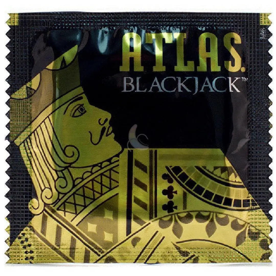 Atlas Blackjack Lubricated Condoms 1