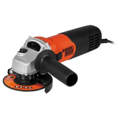 Black & Decker Angle Grinder 4" 850W Powerful Side Slider Switch 1