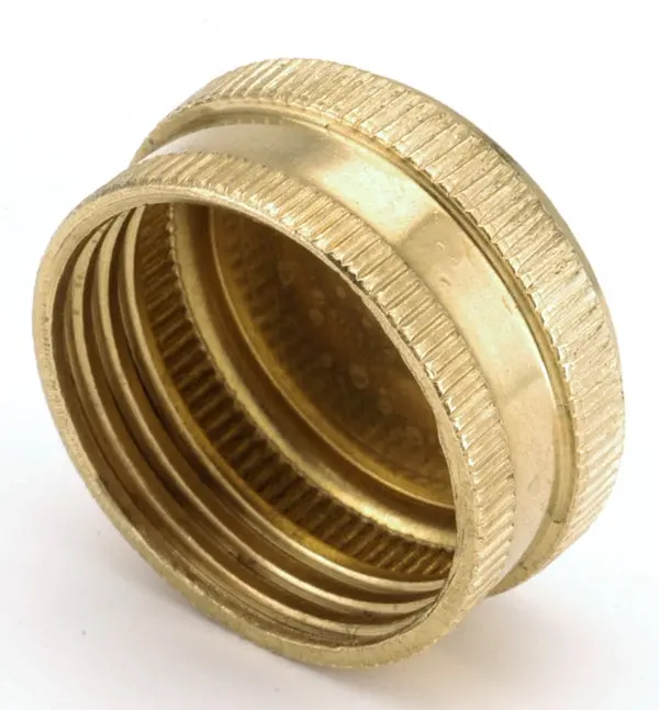 Anderson Metal 757404-12 3/4 Inch Garden Brass Cap 1