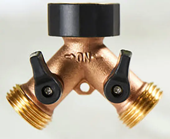 Hose Y Cut-Off Valve Brass 1