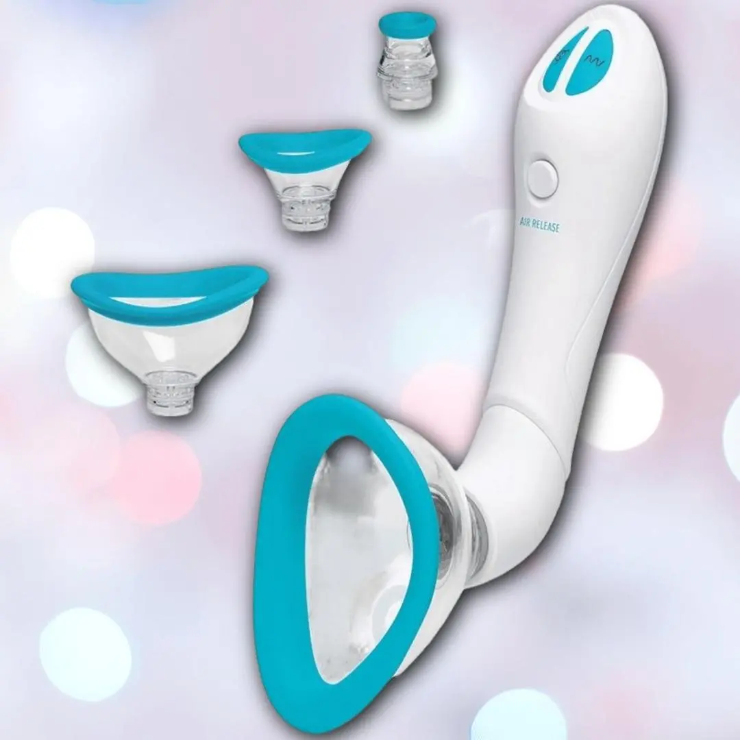 Bloom Rechargeable Intimate Body Pump - Blue 1