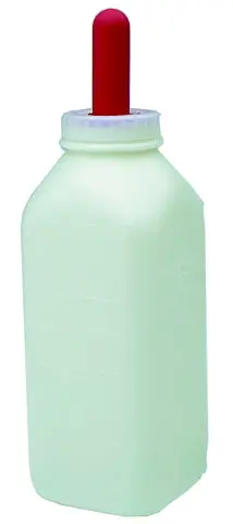 Calf Bottle With Screw On Nipple 2 Qt. 1