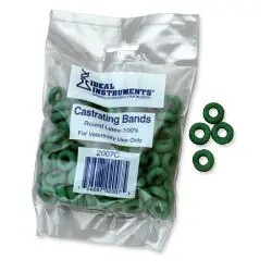 Neogen Green Latex Castrating Bands 100 Count 1