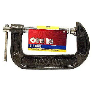 Greatneck Cc4 4-Inch C-Clamp, Automotive And Wood Clamps, Wood Working Tools And Welding Clamps 1