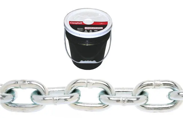 Chain 5/16" Zp Proof-Coil - Sold By The Foot 1