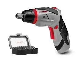 Crown Cordless Screw Driver Rotatetable Handle 3.6V 6.35Mm 200Rpm 3Nm 1.3Ah 1