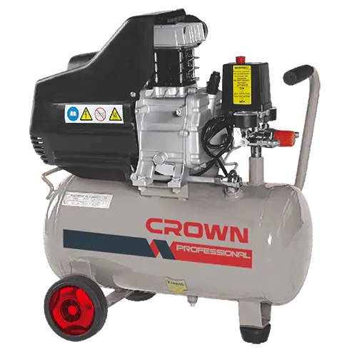 Crown Compressor 2Hp 135L/Min 25L 1