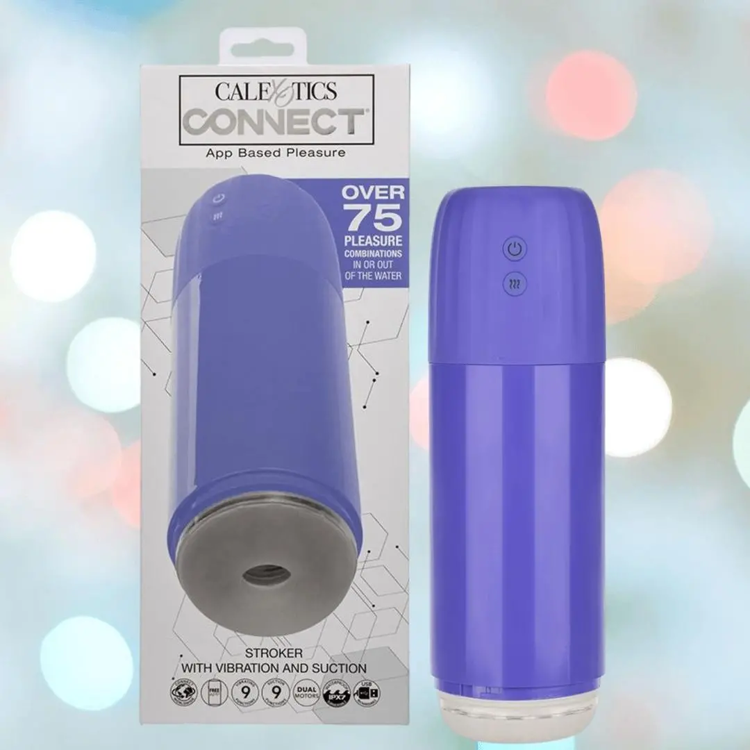 Calexotics Connect Stroker With Vibration And Suction 1